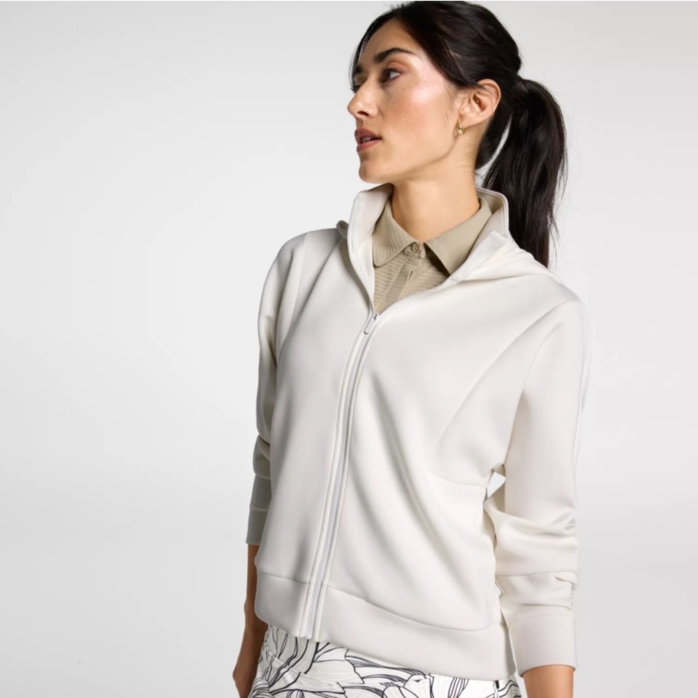 CALIA Women’s Soft Cream Athletic Jacket